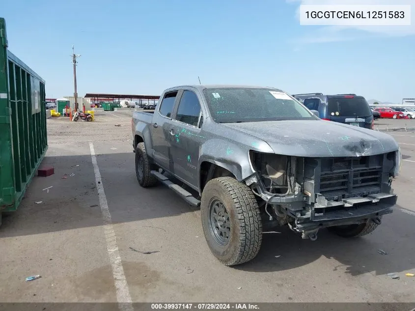 2020 Chevrolet Colorado VIN: 1GCGTCEN6L1251583 Lot: 39937147