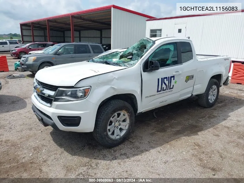 1GCHTCEA2L1156083 2020 Chevrolet Colorado 4Wd Long Box Lt