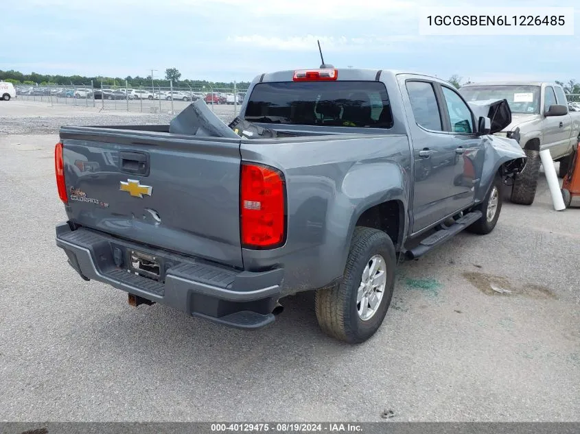 2020 Chevrolet Colorado 2Wd Short Box Wt VIN: 1GCGSBEN6L1226485 Lot: 40129475