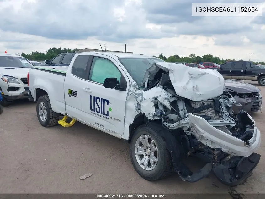 2020 Chevrolet Colorado 2Wd Long Box Lt VIN: 1GCHSCEA6L1152654 Lot: 40221716