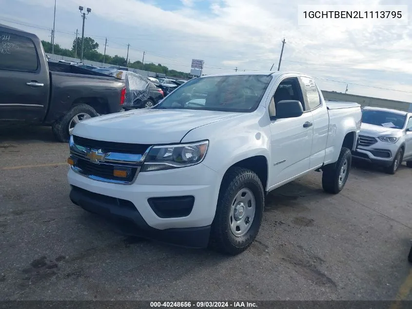 1GCHTBEN2L1113795 2020 Chevrolet Colorado 4Wd Long Box Wt