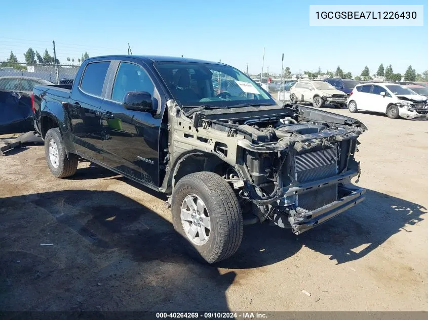 2020 Chevrolet Colorado VIN: 1GCGSBEA7L1226430 Lot: 40264269