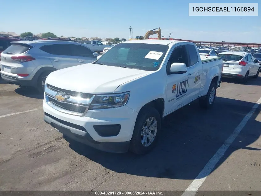 2020 Chevrolet Colorado 2Wd Long Box Lt VIN: 1GCHSCEA8L1166894 Lot: 40281728