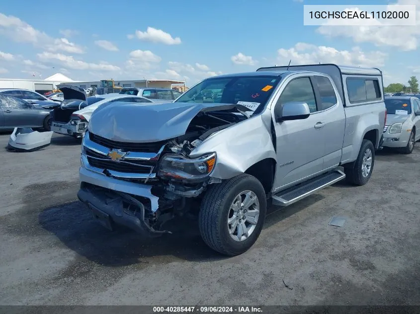 2020 Chevrolet Colorado 2Wd Long Box Lt VIN: 1GCHSCEA6L1102000 Lot: 40285447