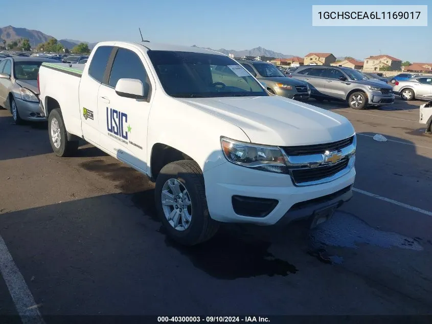 2020 Chevrolet Colorado 2Wd Long Box Lt VIN: 1GCHSCEA6L1169017 Lot: 40300003