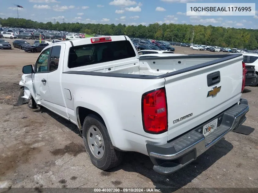 2020 Chevrolet Colorado 2Wd Long Box Wt VIN: 1GCHSBEA6L1176995 Lot: 40307260