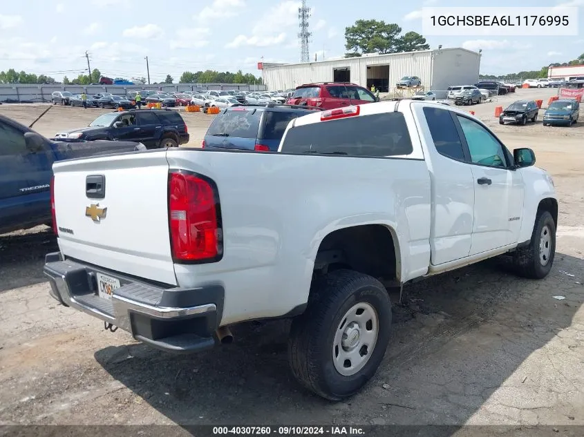 2020 Chevrolet Colorado 2Wd Long Box Wt VIN: 1GCHSBEA6L1176995 Lot: 40307260