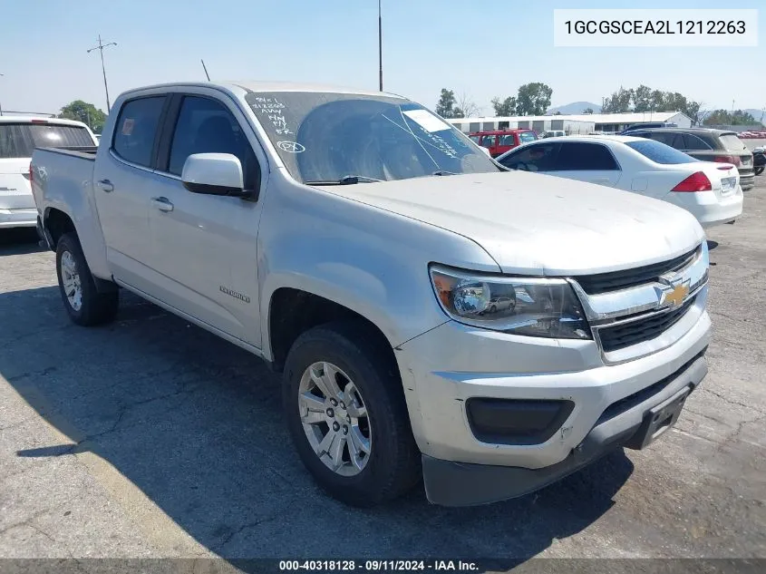 1GCGSCEA2L1212263 2020 Chevrolet Colorado 2Wd Short Box Lt