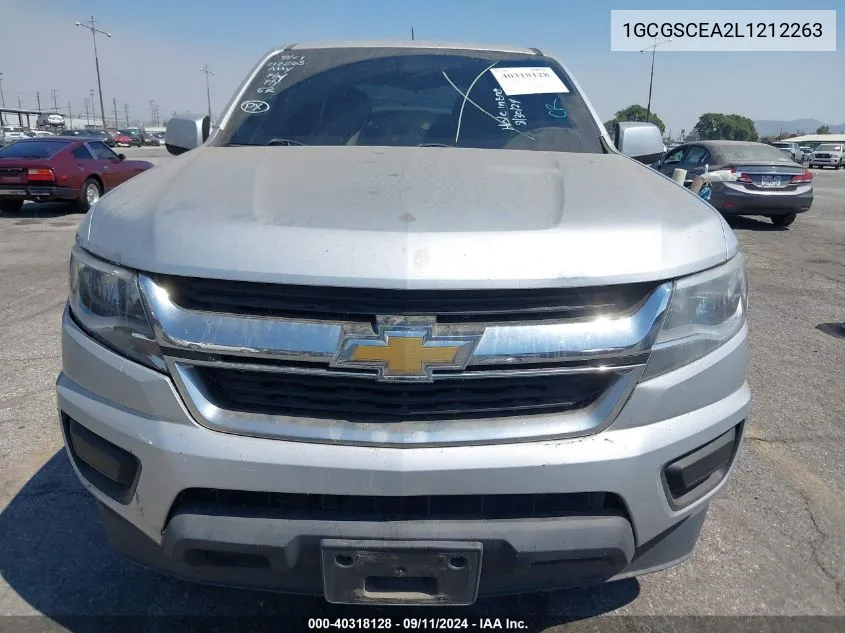 1GCGSCEA2L1212263 2020 Chevrolet Colorado 2Wd Short Box Lt