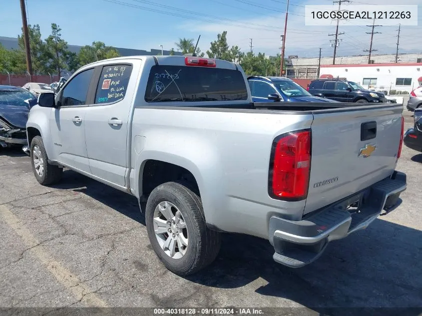 2020 Chevrolet Colorado 2Wd Short Box Lt VIN: 1GCGSCEA2L1212263 Lot: 40318128