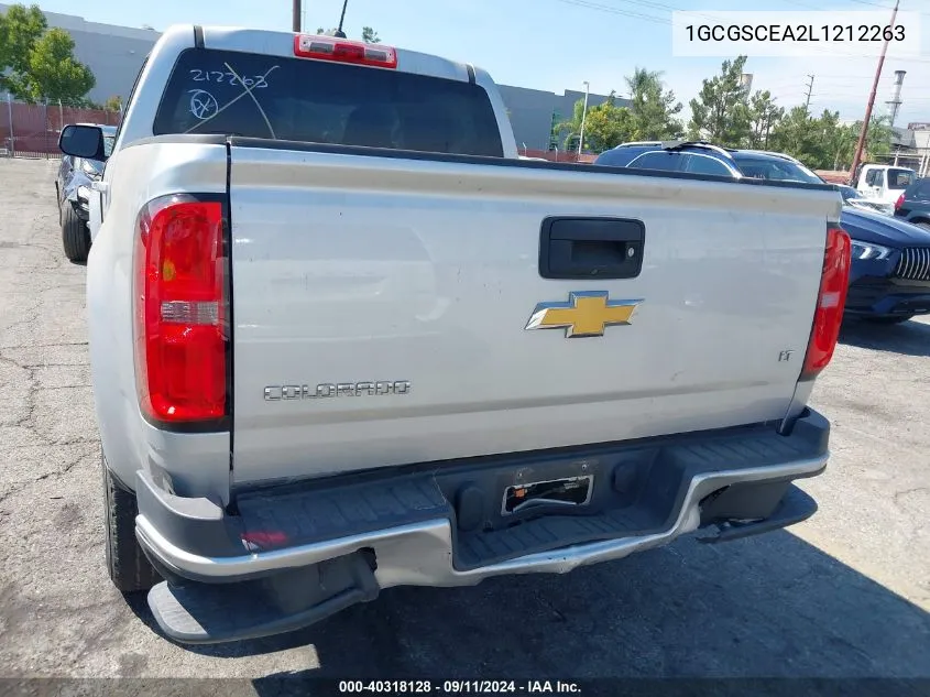 1GCGSCEA2L1212263 2020 Chevrolet Colorado 2Wd Short Box Lt