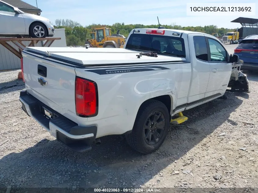 2020 Chevrolet Colorado Lt VIN: 1GCHSCEA2L1213692 Lot: 40323863