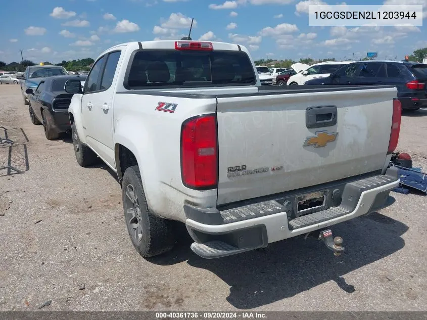 1GCGSDEN2L1203944 2020 Chevrolet Colorado 2Wd Short Box Z71