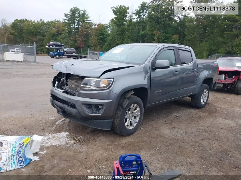 1GCGTCEN9L1118378 2020 Chevrolet Colorado 4Wd Short Box Lt