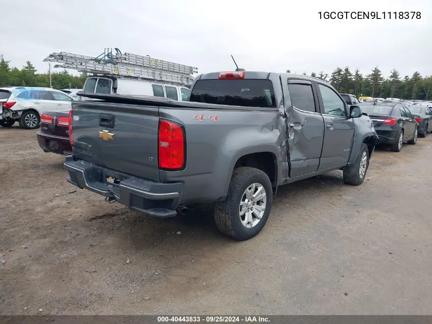 1GCGTCEN9L1118378 2020 Chevrolet Colorado 4Wd Short Box Lt