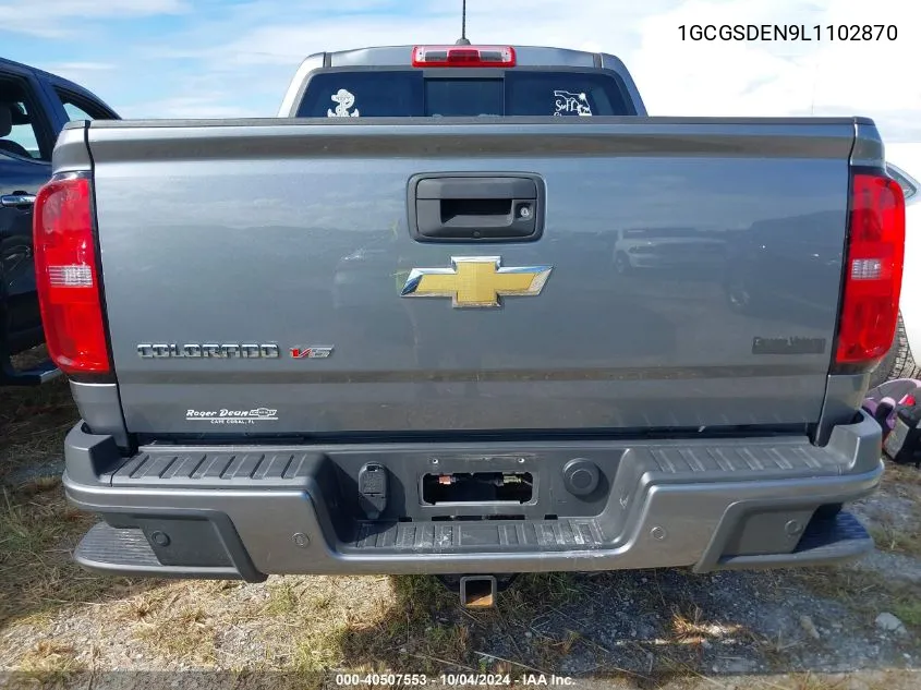 1GCGSDEN9L1102870 2020 Chevrolet Colorado Z71