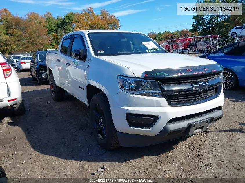 2020 Chevrolet Colorado 4Wd Short Box Lt VIN: 1GCGTCEN3L1134219 Lot: 40521772