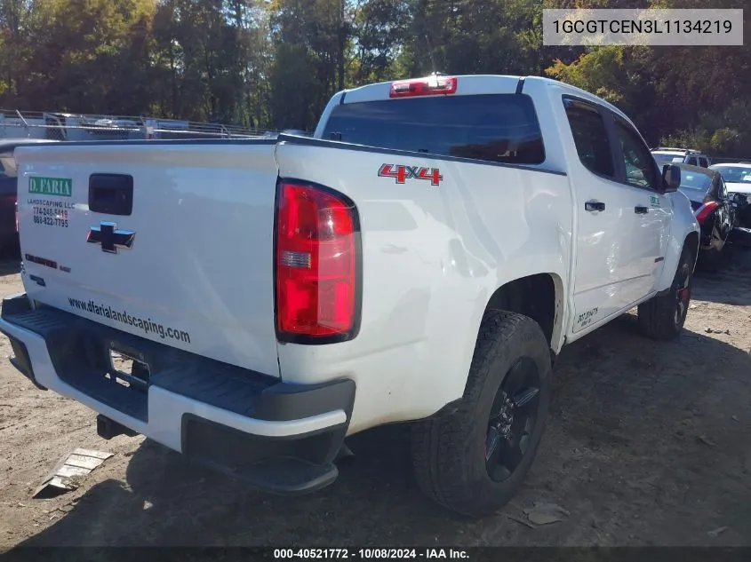 2020 Chevrolet Colorado 4Wd Short Box Lt VIN: 1GCGTCEN3L1134219 Lot: 40521772