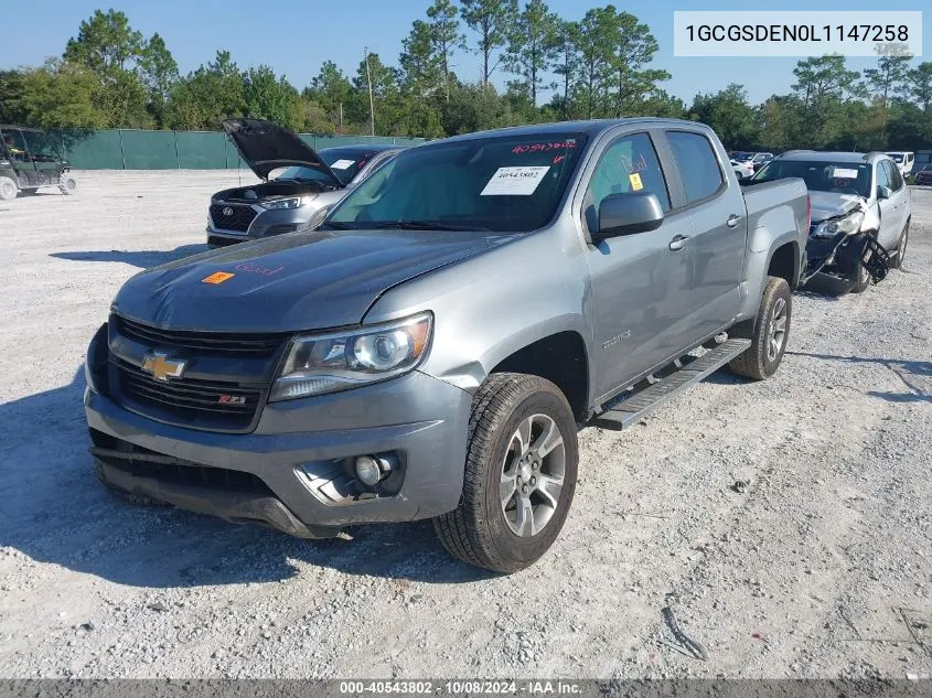 2020 Chevrolet Colorado 2Wd Short Box Z71 VIN: 1GCGSDEN0L1147258 Lot: 40543802