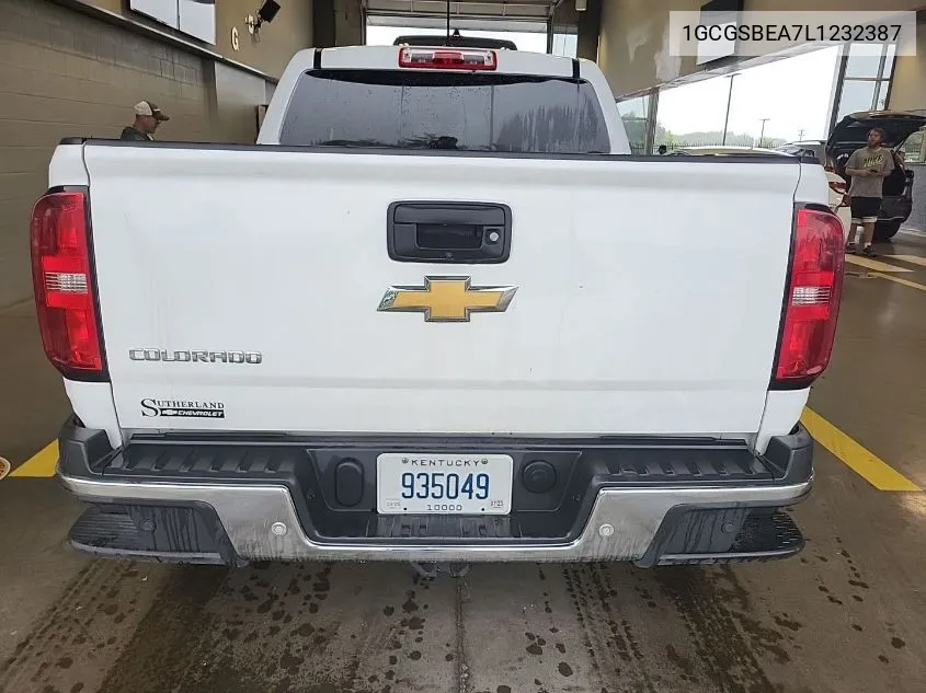 2020 Chevrolet Colorado VIN: 1GCGSBEA7L1232387 Lot: 40547130