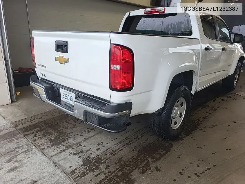 2020 Chevrolet Colorado VIN: 1GCGSBEA7L1232387 Lot: 40547130