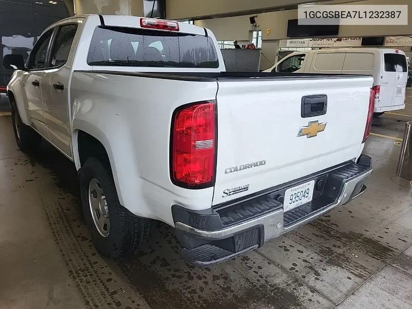 2020 Chevrolet Colorado VIN: 1GCGSBEA7L1232387 Lot: 40547130