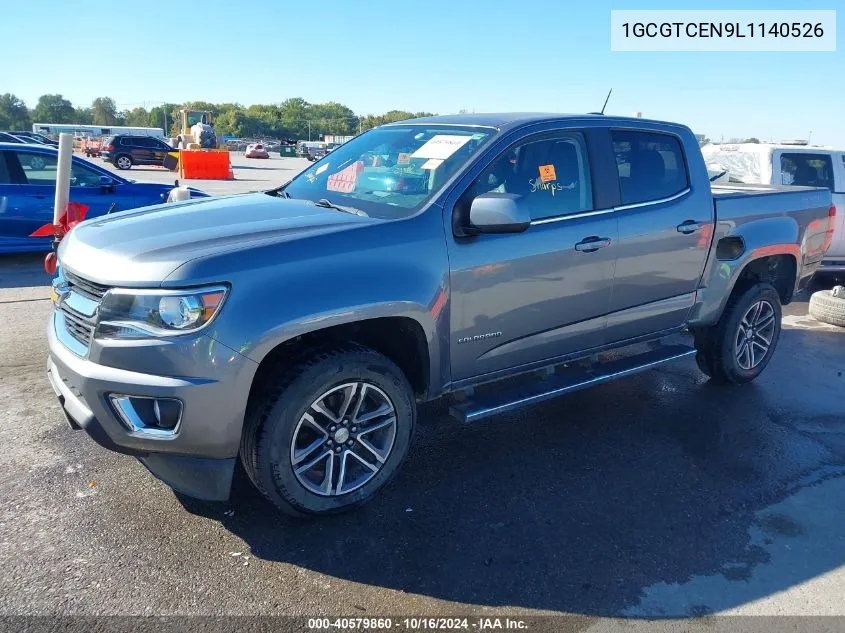 2020 Chevrolet Colorado 4Wd Short Box Lt VIN: 1GCGTCEN9L1140526 Lot: 40579860