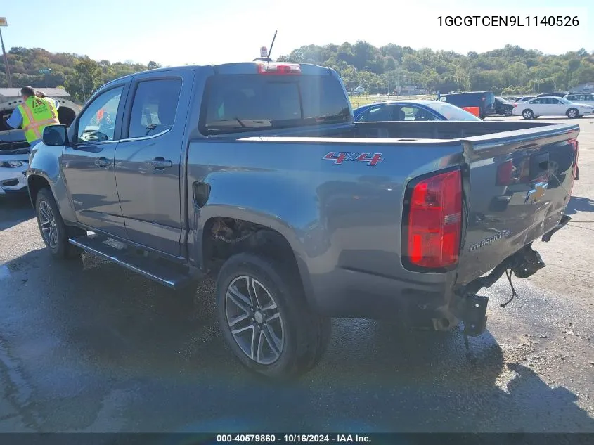 2020 Chevrolet Colorado 4Wd Short Box Lt VIN: 1GCGTCEN9L1140526 Lot: 40579860