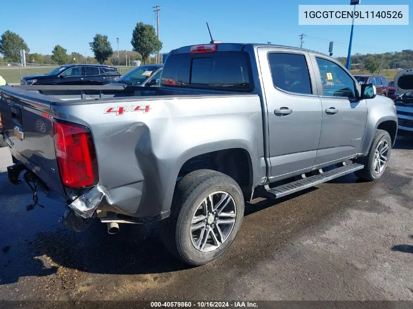 2020 Chevrolet Colorado 4Wd Short Box Lt VIN: 1GCGTCEN9L1140526 Lot: 40579860