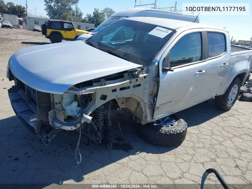 2020 Chevrolet Colorado 4Wd Short Box Wt VIN: 1GCGTBEN7L1177195 Lot: 40666350