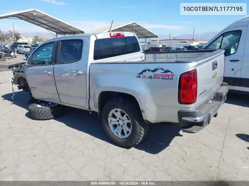 2020 Chevrolet Colorado 4Wd Short Box Wt VIN: 1GCGTBEN7L1177195 Lot: 40666350