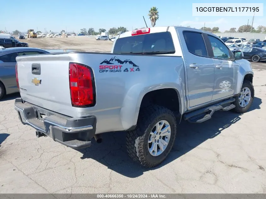 2020 Chevrolet Colorado 4Wd Short Box Wt VIN: 1GCGTBEN7L1177195 Lot: 40666350