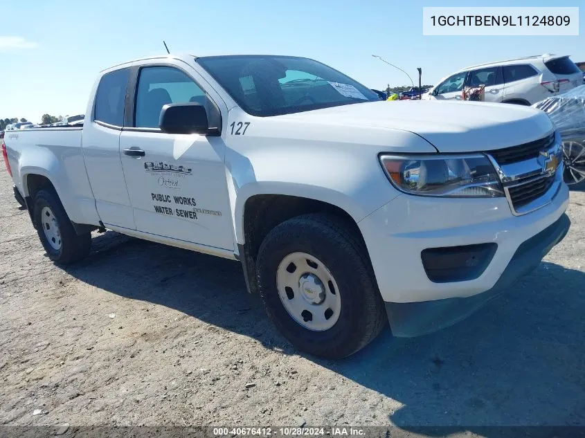 2020 Chevrolet Colorado 4Wd Long Box Wt VIN: 1GCHTBEN9L1124809 Lot: 40676412