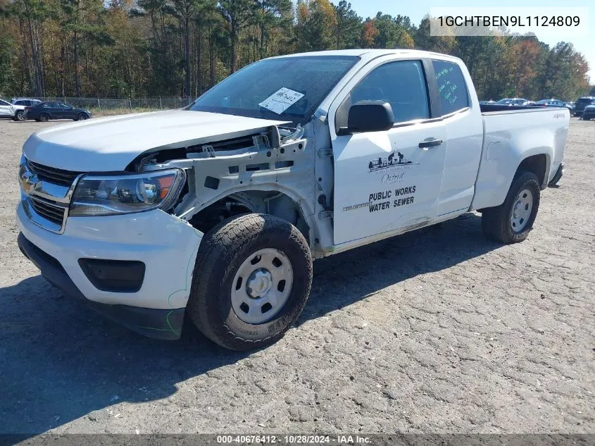 2020 Chevrolet Colorado 4Wd Long Box Wt VIN: 1GCHTBEN9L1124809 Lot: 40676412