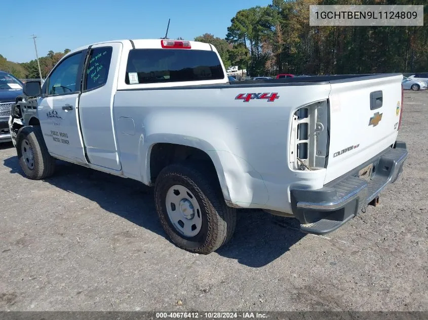 2020 Chevrolet Colorado 4Wd Long Box Wt VIN: 1GCHTBEN9L1124809 Lot: 40676412