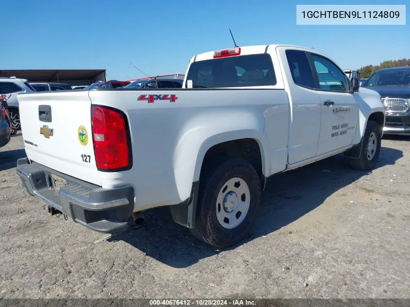 2020 Chevrolet Colorado 4Wd Long Box Wt VIN: 1GCHTBEN9L1124809 Lot: 40676412