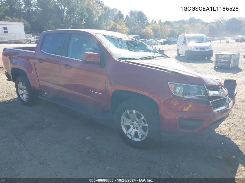 2020 Chevrolet Colorado 2Wd Short Box Lt VIN: 1GCGSCEA1L1186528 Lot: 40686803