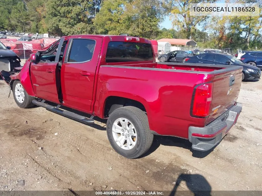 2020 Chevrolet Colorado 2Wd Short Box Lt VIN: 1GCGSCEA1L1186528 Lot: 40686803