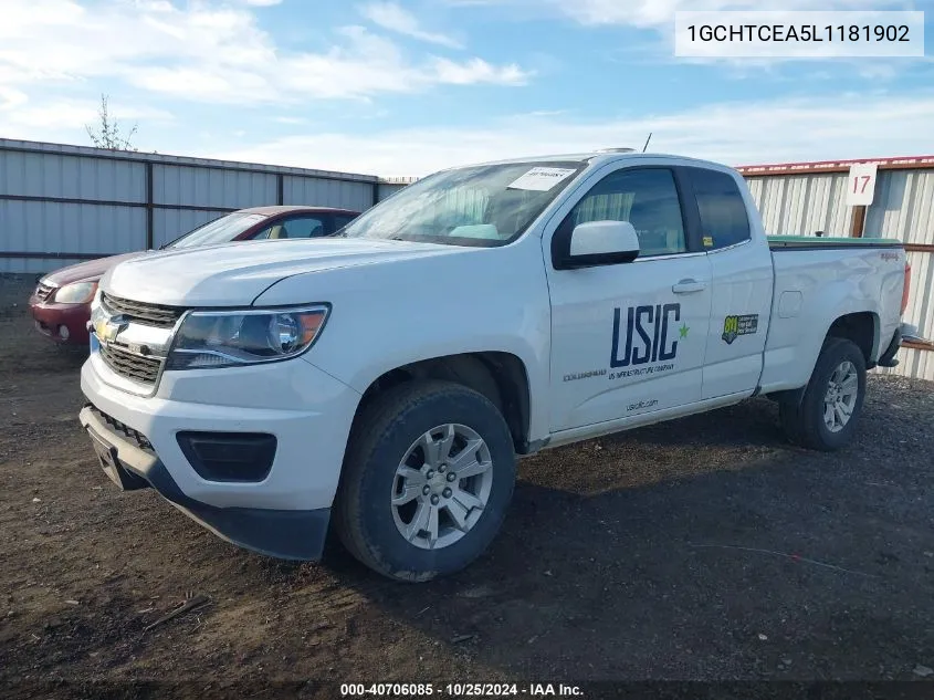 2020 Chevrolet Colorado Lt VIN: 1GCHTCEA5L1181902 Lot: 40706085