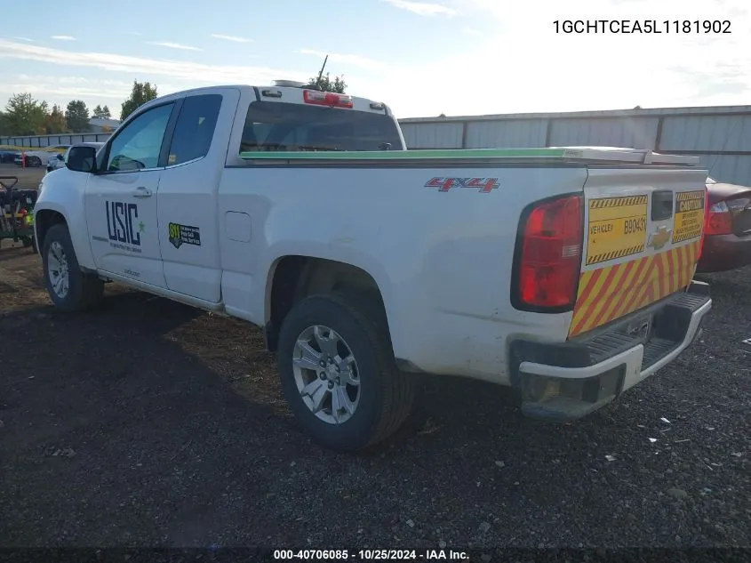 2020 Chevrolet Colorado Lt VIN: 1GCHTCEA5L1181902 Lot: 40706085