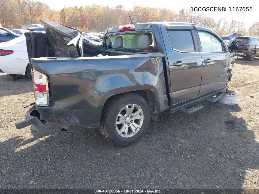 2020 Chevrolet Colorado 2Wd Short Box Lt VIN: 1GCGSCEN8L1167655 Lot: 40720056