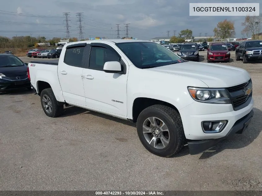 2020 Chevrolet Colorado 4Wd Short Box Z71 VIN: 1GCGTDEN9L1100324 Lot: 40742293