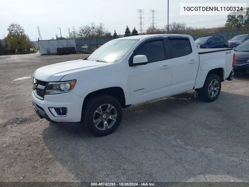 2020 Chevrolet Colorado 4Wd Short Box Z71 VIN: 1GCGTDEN9L1100324 Lot: 40742293