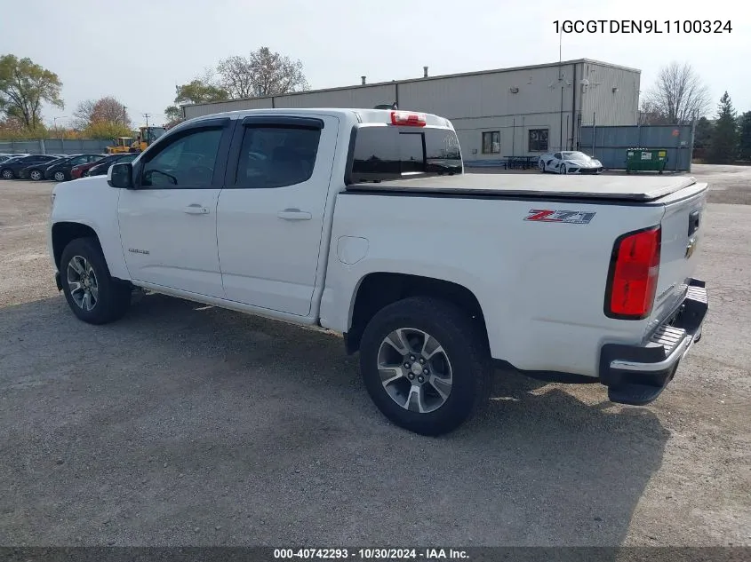 2020 Chevrolet Colorado 4Wd Short Box Z71 VIN: 1GCGTDEN9L1100324 Lot: 40742293