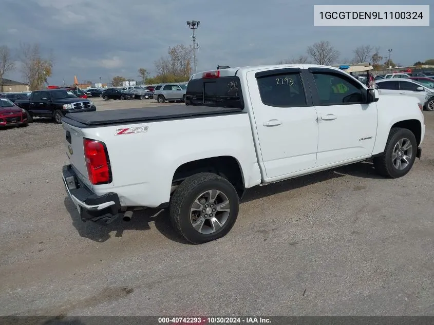 2020 Chevrolet Colorado 4Wd Short Box Z71 VIN: 1GCGTDEN9L1100324 Lot: 40742293