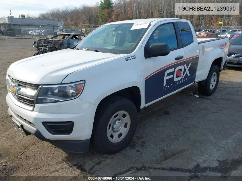 2020 Chevrolet Colorado 2Wd Long Box Wt VIN: 1GCHSBEA2L1239090 Lot: 40748966