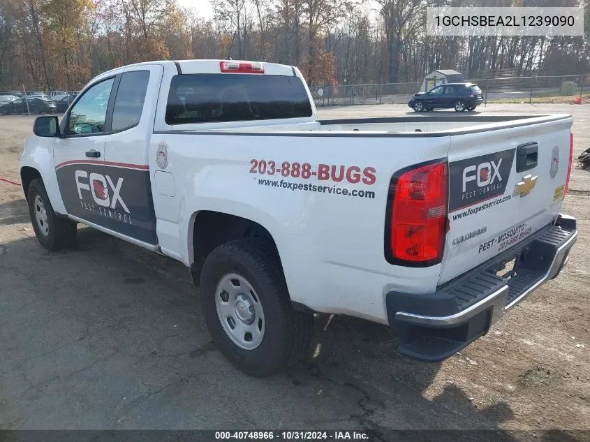 2020 Chevrolet Colorado 2Wd Long Box Wt VIN: 1GCHSBEA2L1239090 Lot: 40748966