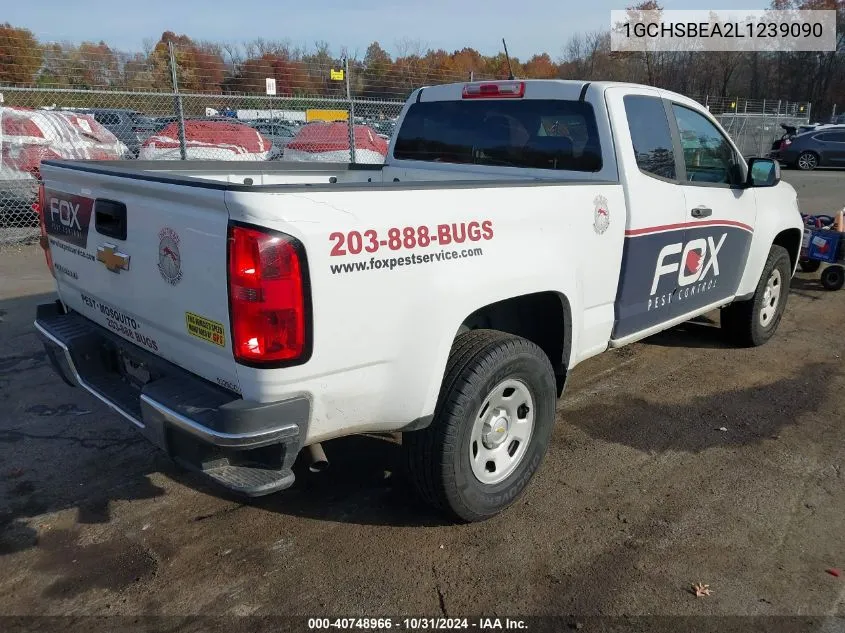 2020 Chevrolet Colorado 2Wd Long Box Wt VIN: 1GCHSBEA2L1239090 Lot: 40748966