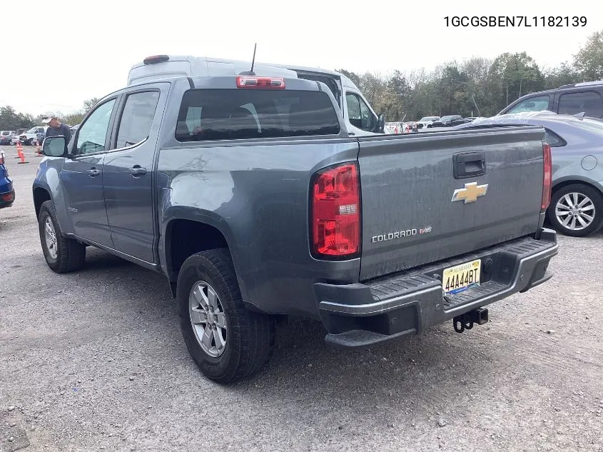 2020 Chevrolet Colorado VIN: 1GCGSBEN7L1182139 Lot: 40825119