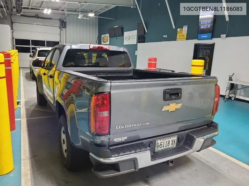 2020 Chevrolet Colorado 4Wd Long Box Wt VIN: 1GCGTBEN8L1186083 Lot: 40878661